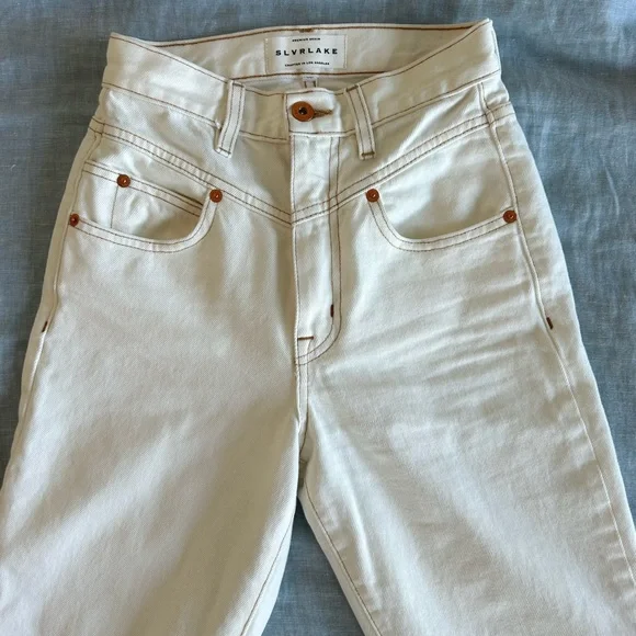 SLVRLAKE Frankie double yoke Jeans size 23 - Picture 4 of 11